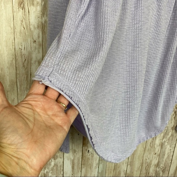 Free People Must Have Henley Long Sleeve Pullover‎ Top Size Medium - Picture 9 of 13